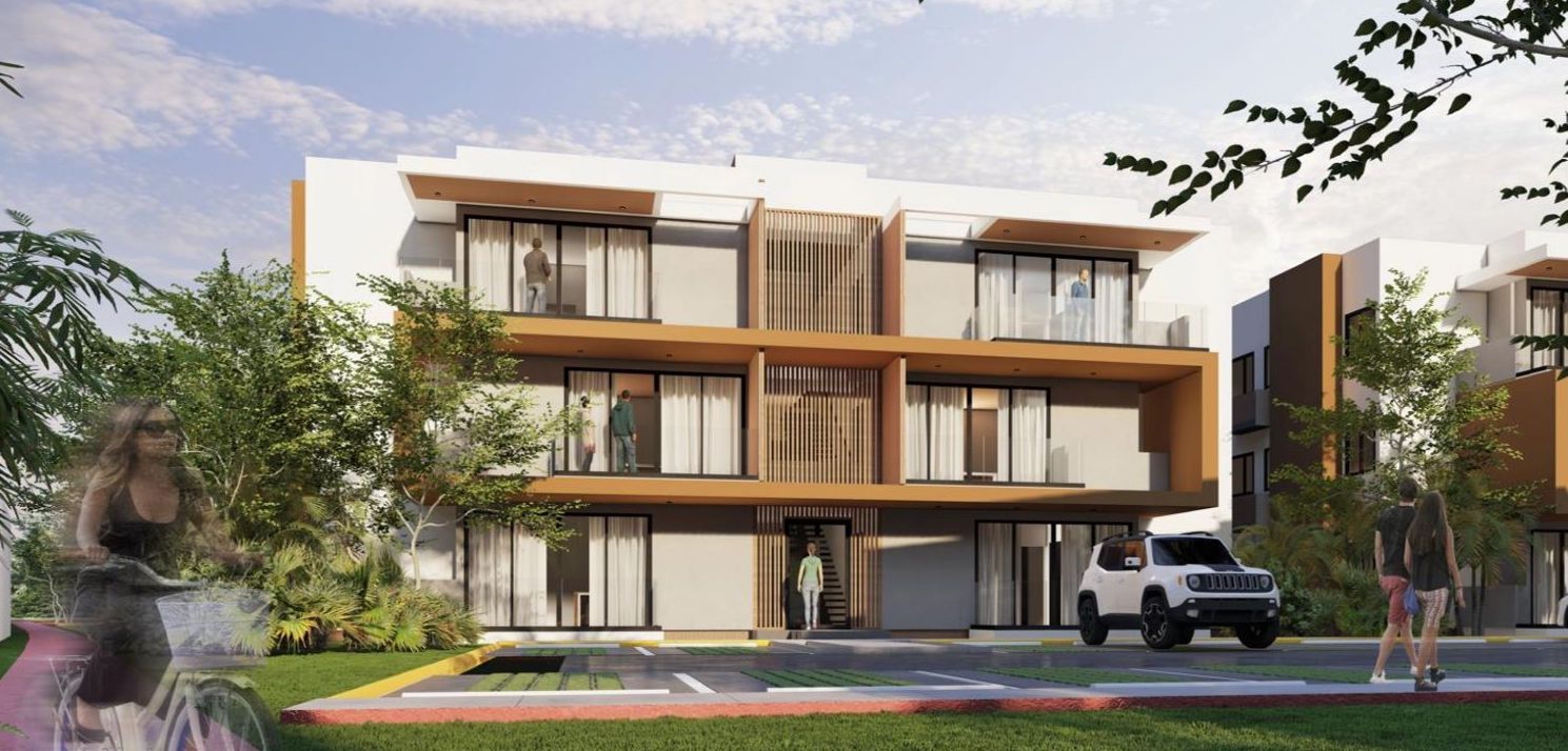 Innovador Proyecto de Apartamentos de 2 y 3 Habitaciones de Venta frente al Complejo de Playa Dorada!