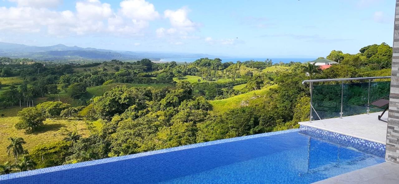 Spectacular Villa With Pamoramic Views For Sale at Rio San Juan, Dominican Republic
