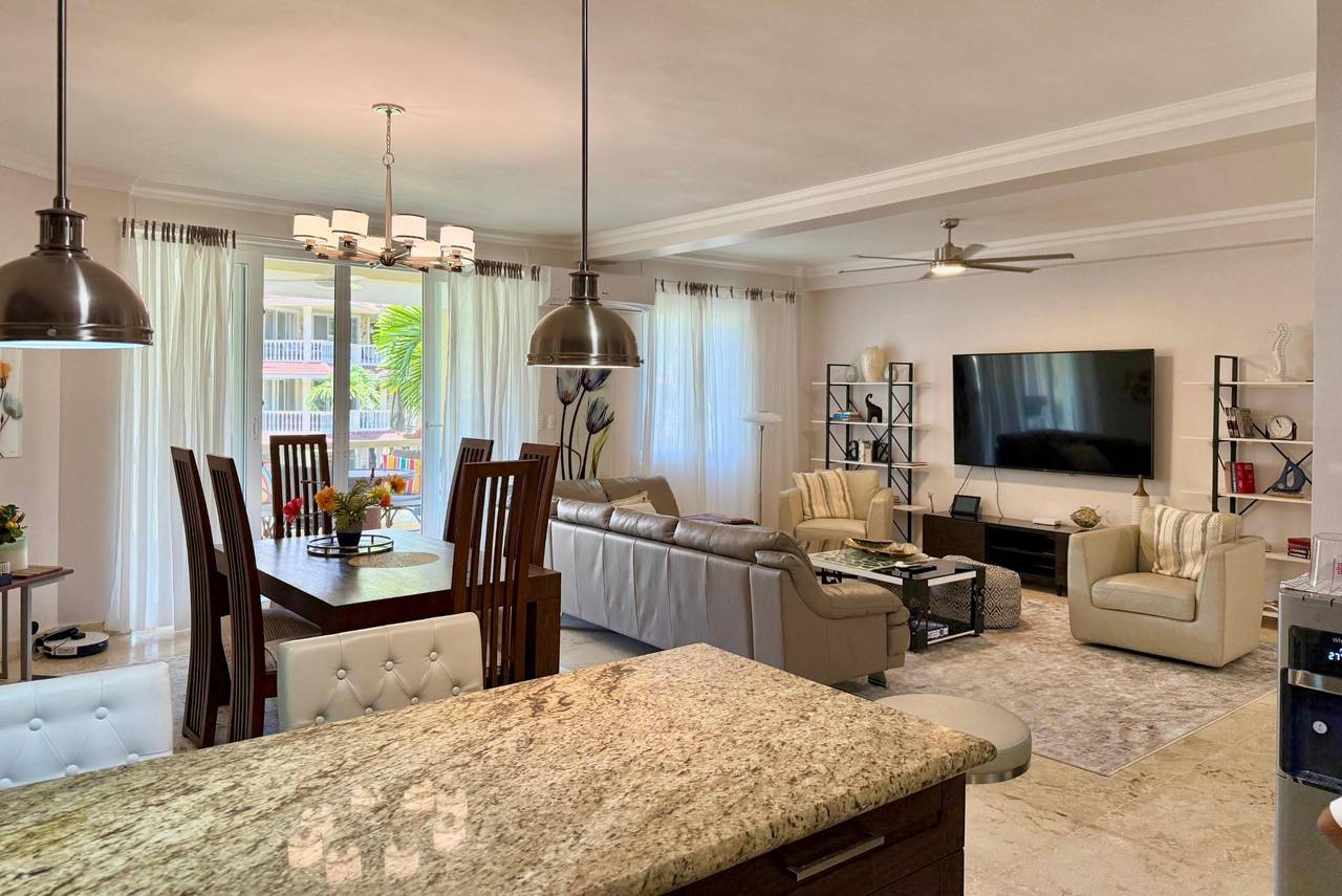 Apartamento amueblado con Vista al Mar en Venta. Sosúa, Puerto Plata